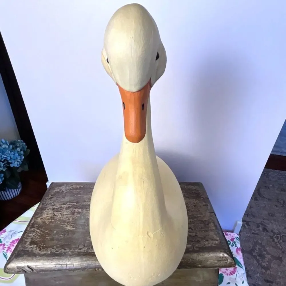 Ike & Sherry Spillman hand carved swan signed and numbered vintage must see